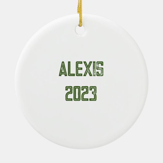 Lieve kerstman ik echt geprobeerd - personaliseren keramisch ornament (Achterkant)