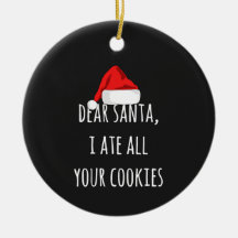 Lieve kerstman, ik heb al je koekjes gegeten.