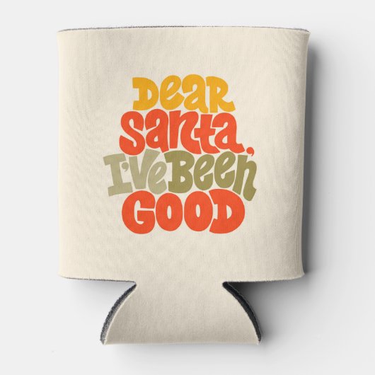 Lieve Kerstman, ik heb een goed ontwerp gemaakt Blikjeskoeler (Voorkant)