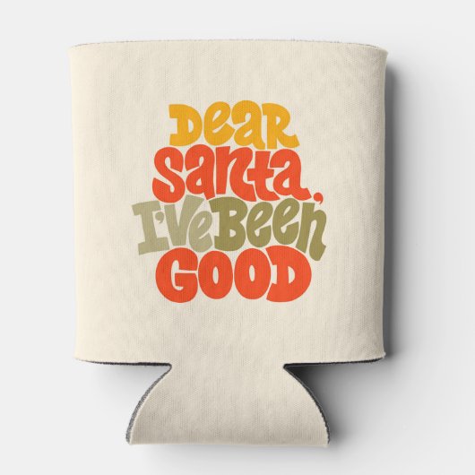 Lieve Kerstman, ik heb een goed ontwerp gemaakt Blikjeskoeler (Achterkant)