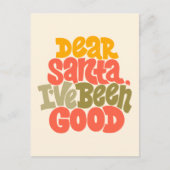 Lieve Kerstman, ik heb een goed ontwerp gemaakt Briefkaart (Voorkant)