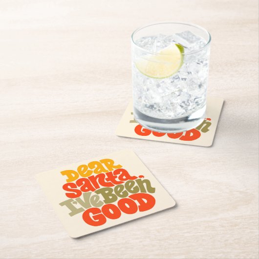 Lieve Kerstman, ik heb een goed ontwerp gemaakt Kartonnen Onderzetters (Insitu)