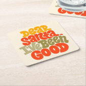 Lieve Kerstman, ik heb een goed ontwerp gemaakt Kartonnen Onderzetters (Schuin)