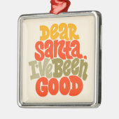 Lieve Kerstman, ik heb een goed ontwerp gemaakt Metalen Ornament (Links)