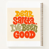 Lieve Kerstman, ik heb een goed ontwerp gemaakt Notitieboek (Achterkant)
