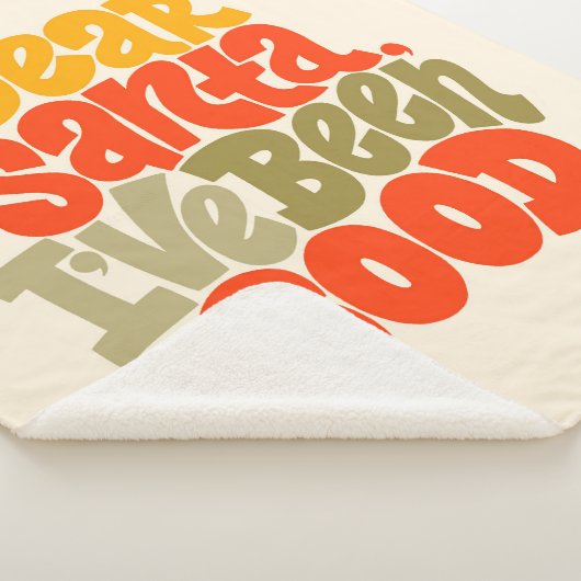 Lieve Kerstman, ik heb een goed ontwerp gemaakt Sherpa Deken (3/4)