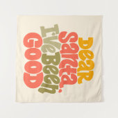 Lieve Kerstman, ik heb een goed ontwerp gemaakt Wandkleed (Voorkant (horizontaal))