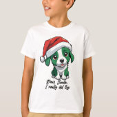 Lieve Kerstman, ik heb het echt geprobeerd T-shirt (Voorkant)