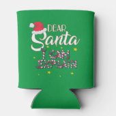 Lieve kerstman, ik kan de Koelbox uitleggen Blikjeskoeler (Achterkant)