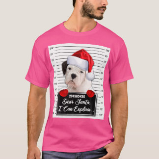 Lieve Kerstman, ik kan een grappige witte doos met T-shirt