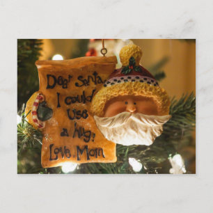 Lieve kerstman, ik kan een homepaar gebruiken briefkaart
