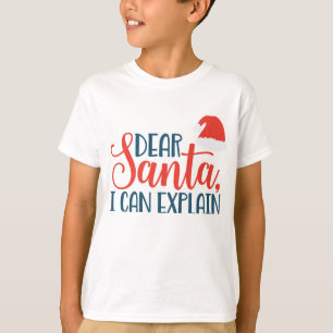 Lieve Kerstman, ik kan het kerstfeest Shirt van jo