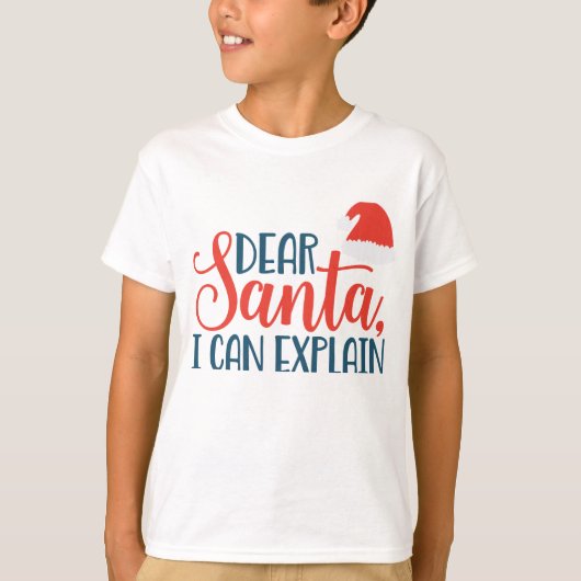 Lieve Kerstman, ik kan het kerstfeest Shirt van jo (Voorkant)