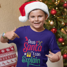 Lieve Kerstman, ik kan het Kinder T-shirt uitlegge