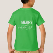 Lieve kerstman, ik kan het script uitleggen t-shirt (Achterkant)