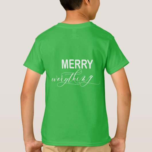 Lieve kerstman, ik kan het script uitleggen t-shirt (Achterkant)