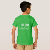 Lieve kerstman, ik kan het script uitleggen t-shirt (Achterkant volledig)