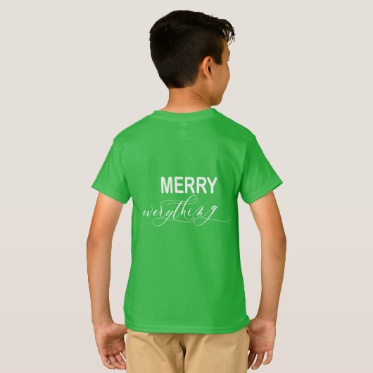 Lieve kerstman, ik kan het script uitleggen t-shirt (Achterkant volledig)