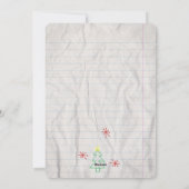 Lieve Kerstman, ik kan het uitleggen... Feestdagenkaart (Achterkant)