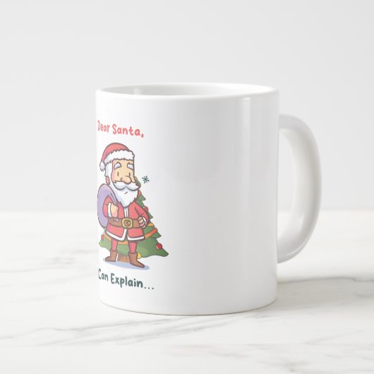 Lieve Kerstman, ik kan het uitleggen - Grappige ke Grote Koffiekop (Voorkant rechts)