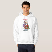 Lieve Kerstman, ik kan het uitleggen - Grappige ke Hoodie (Voorkant volledig)