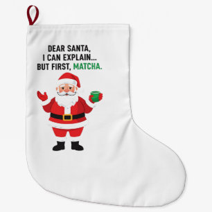 Lieve Kerstman, ik kan het uitleggen, maar de eers Grote Kerstsok