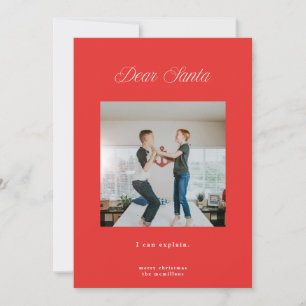 Lieve Kerstman, ik kan rode Kaart uitleggen