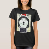 Lieve kerstman, ik kan Siberische Husky Kerstmis u T-shirt (Voorkant)