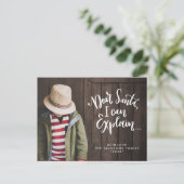 Lieve kerstman Ik kan uitleggen Grappige vakantie  Briefkaart (Staand voorkant)