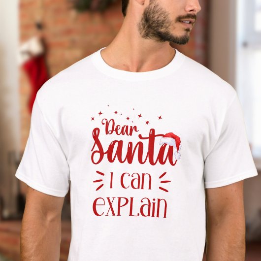 Lieve Kerstman, ik kan Unisex Christmas humor uitl T-shirt