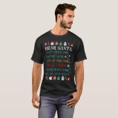 Lieve kerstman, ik koop mijn eigen spullen t-shirt (Voorkant volledig)