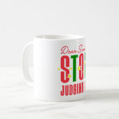 Lieve kerstman, ik moet me afvragen. koffiemok (Voorkant links)