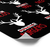 Lieve kerstman-jagers, alle kerstmannen in de buur poster (Hoek)