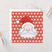 Lieve Kerstman Kaart (Voorkant / Achterkant in situ)