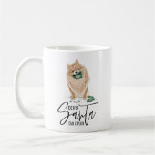 Lieve kerstman kan ik uitleggen.. Ondeugend Hond W Koffiemok (Links)