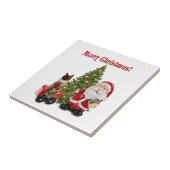Lieve Kerstman Kerstmis Tegeltje (Zijkant)