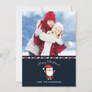 Lieve Kerstman Kerstvakantie Fotokaart Feestdagenkaart