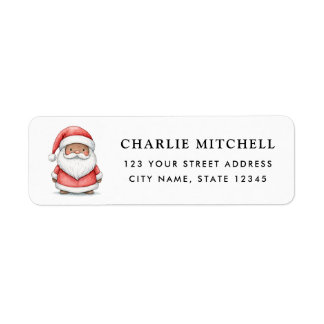 Lieve Kerstman kerstvakantie retouradres Etiket