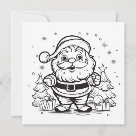Lieve Kerstman Kleurplaat Kerst Kinderambacht Feestdagenkaart