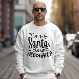 Lieve Kerstman kunnen we onderhandelen over grappi Trui
