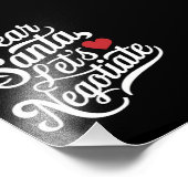 Lieve Kerstman Laten we onderhandelen Grappig kers Foto Afdruk (Hoek)