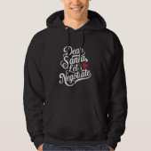 Lieve Kerstman Laten we onderhandelen Grappig kers Hoodie (Voorkant)