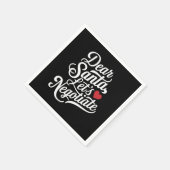 Lieve Kerstman Laten we onderhandelen Grappig kers Servet (Hoek)