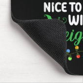 Lieve Kerstman, leuk om je te ontmoeten met een sl Muismat (Hoek)