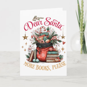 Lieve Kerstman, Meer Boeken Alsjeblieft  Feestdagen Kaart