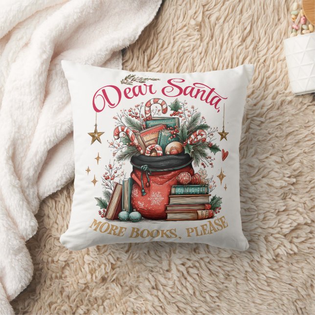 Lieve Kerstman, Meer Boeken Alsjeblieft  Kussen (Deken)
