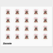 Lieve Kerstman, Meer Boeken Alsjeblieft Ronde Sticker (Vel)