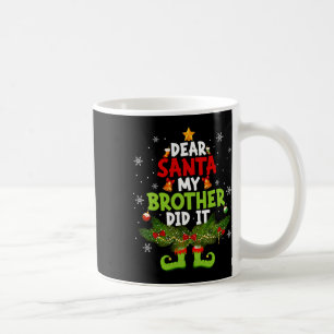 Lieve Kerstman, mijn broer deed het met kerst Koffiemok