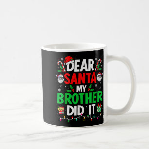 Lieve Kerstman Mijn Broer Heeft Het Gedaan Grappig Koffiemok