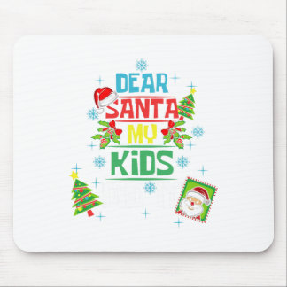 Lieve Kerstman Mijn Kinder deed het Xmas Mama Pa F Muismat